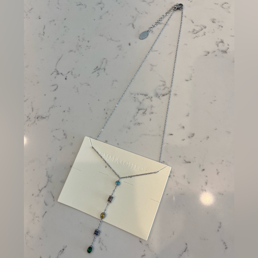 Emma & Chloe Silver Jewels Necklace
